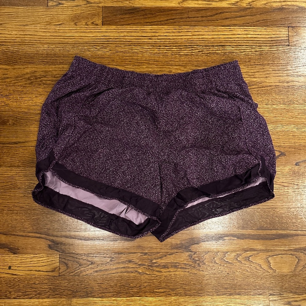 Athleta Purple Athletic Shorts with Lightweight Fabric and Elastic Waistband